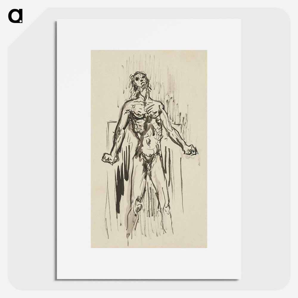 Sketchbook 22 male figure - アーノルド ピーター ワイズ クビンチャン Poster.