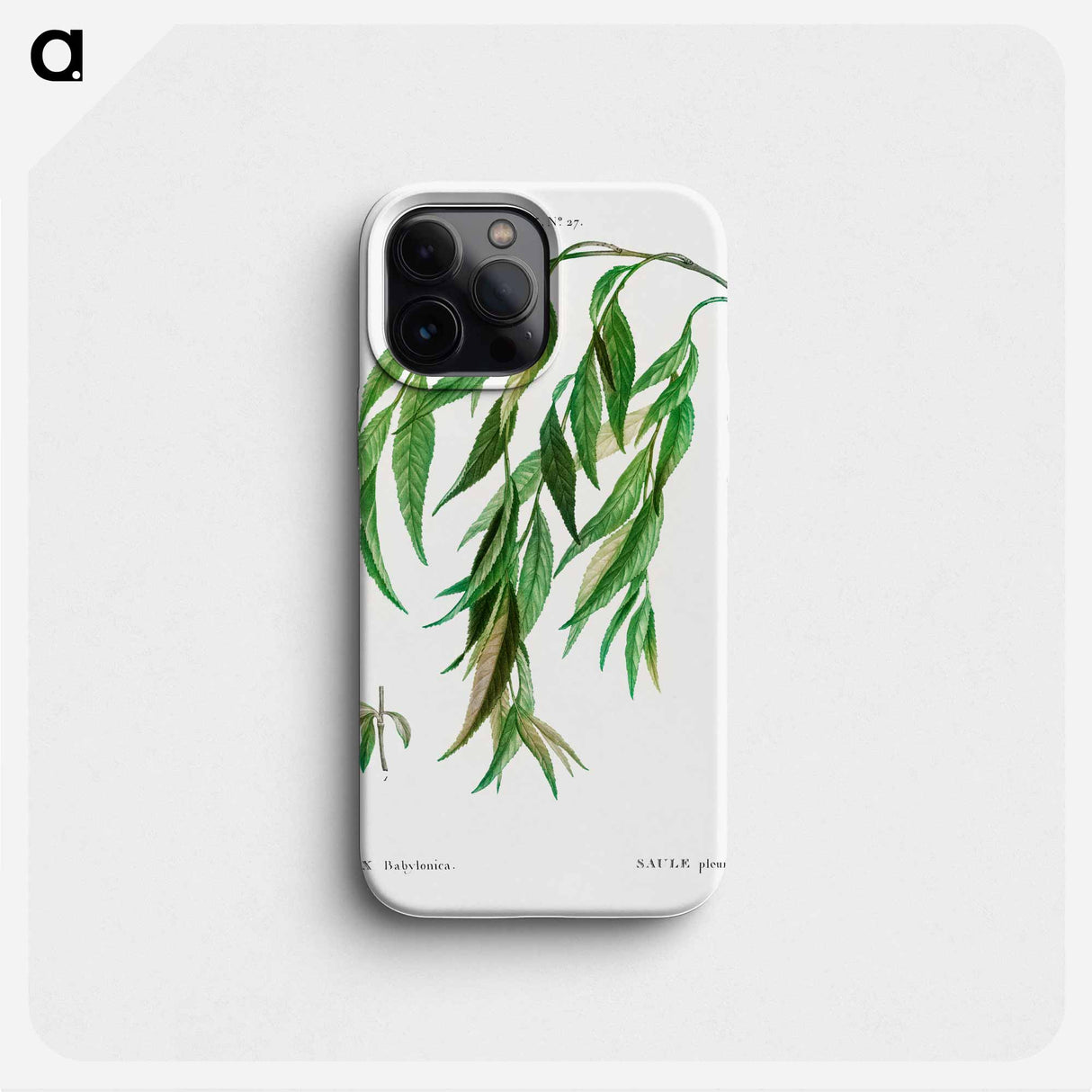 Weeping willow - Pierre Joseph Redouté Phone Case.
