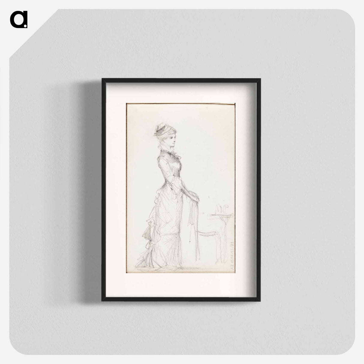 (unknown) part of a sketchbook - アルバート エーデルフェルト Poster.