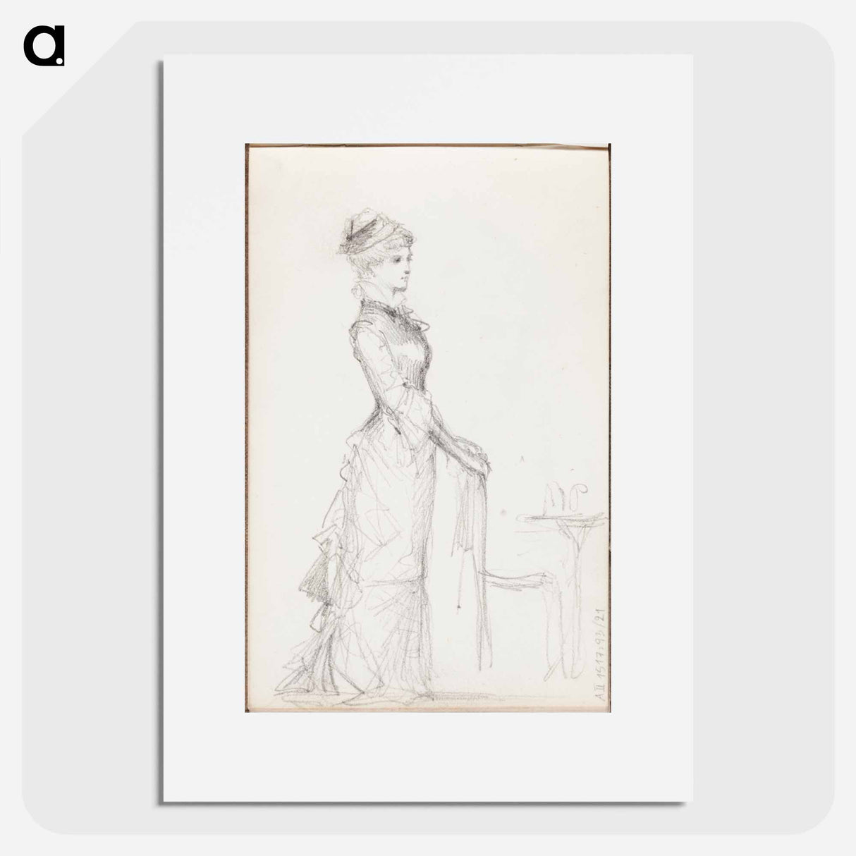 (unknown) part of a sketchbook - アルバート エーデルフェルト Poster.