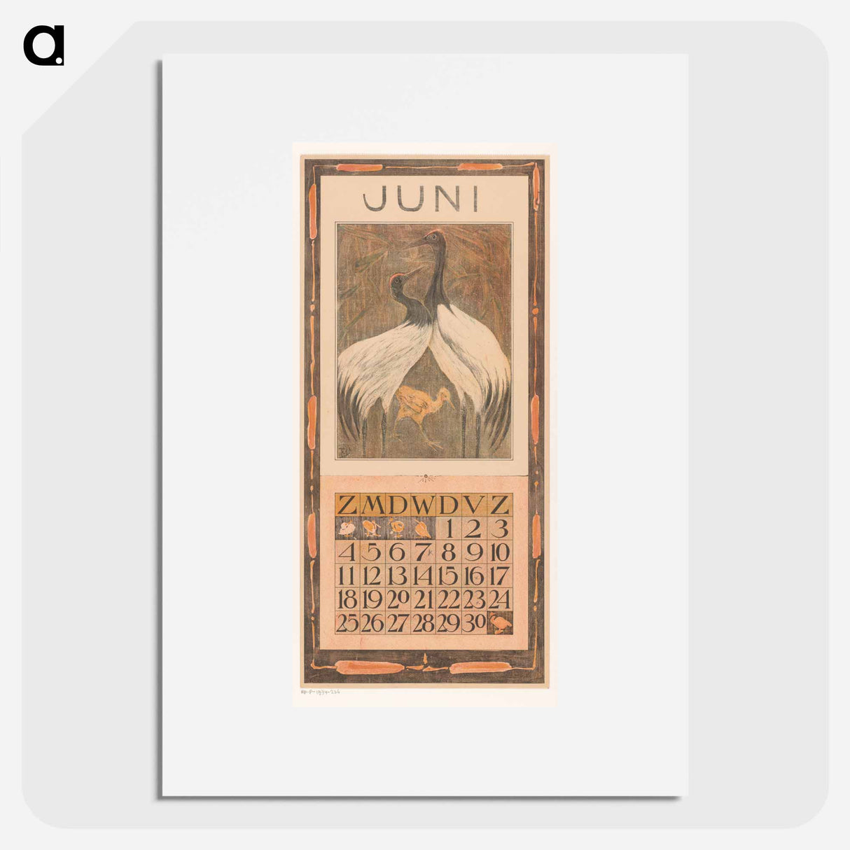 The calendar is young with two votes and a lot of money - Theo van Hoytema Poster.