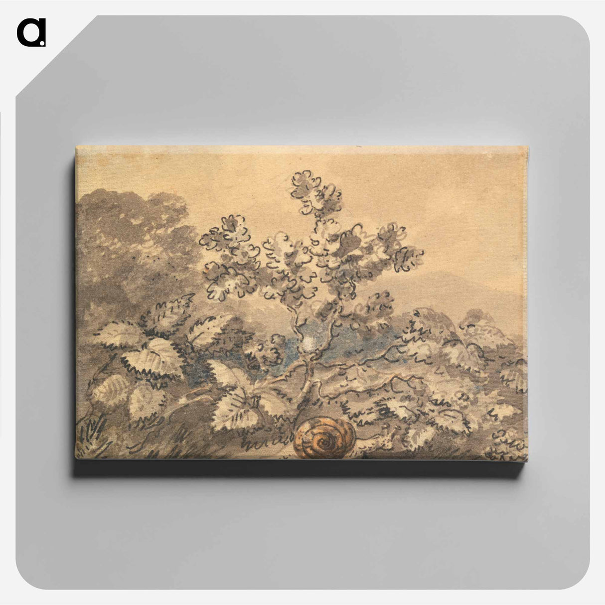 アートパネル-Supported by a Bramble
- イェール大学アートギャラリー Canvas.
