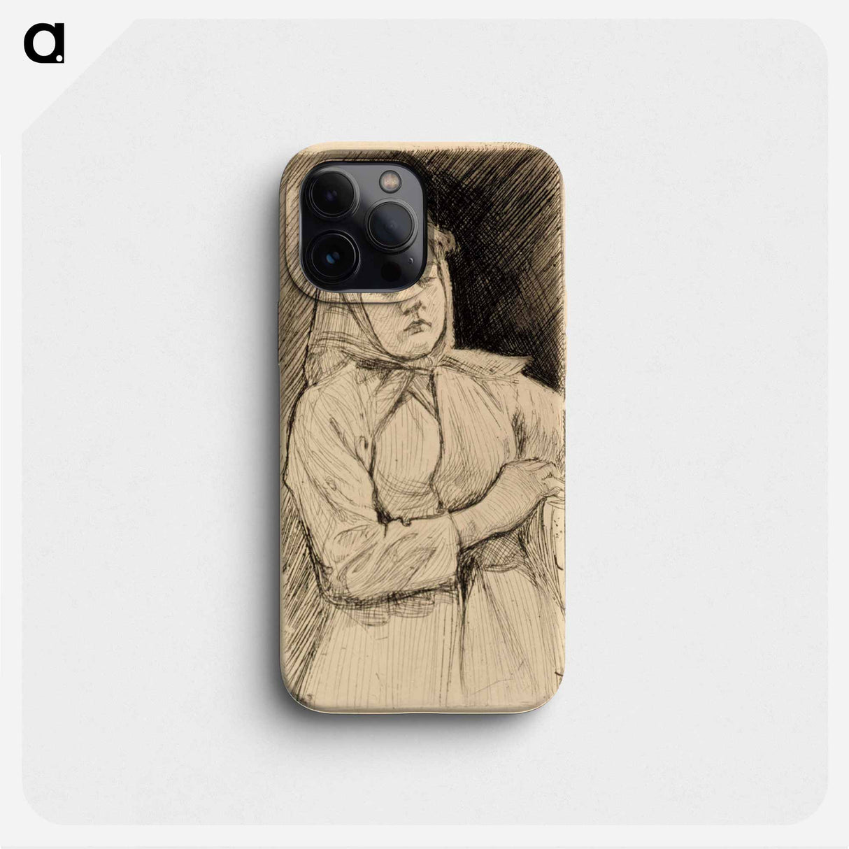 Uusmaalainen maalaistyttö - アルバート エーデルフェルト Phone Case.