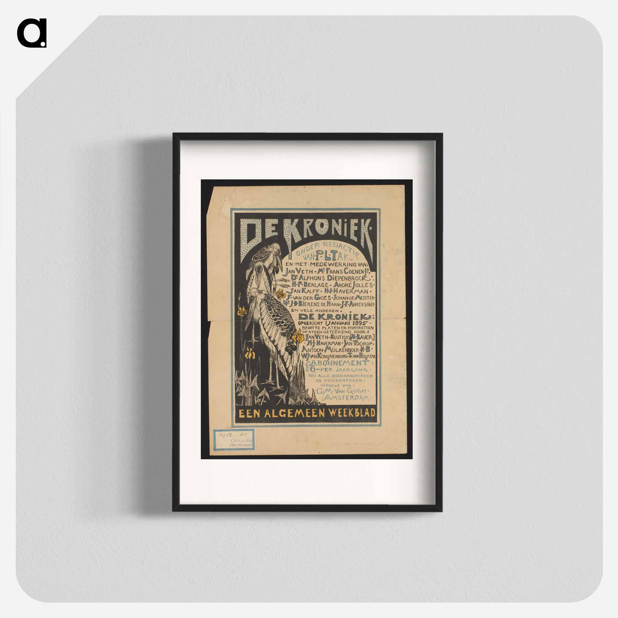 De kroniek - Theo van Hoytema Poster.