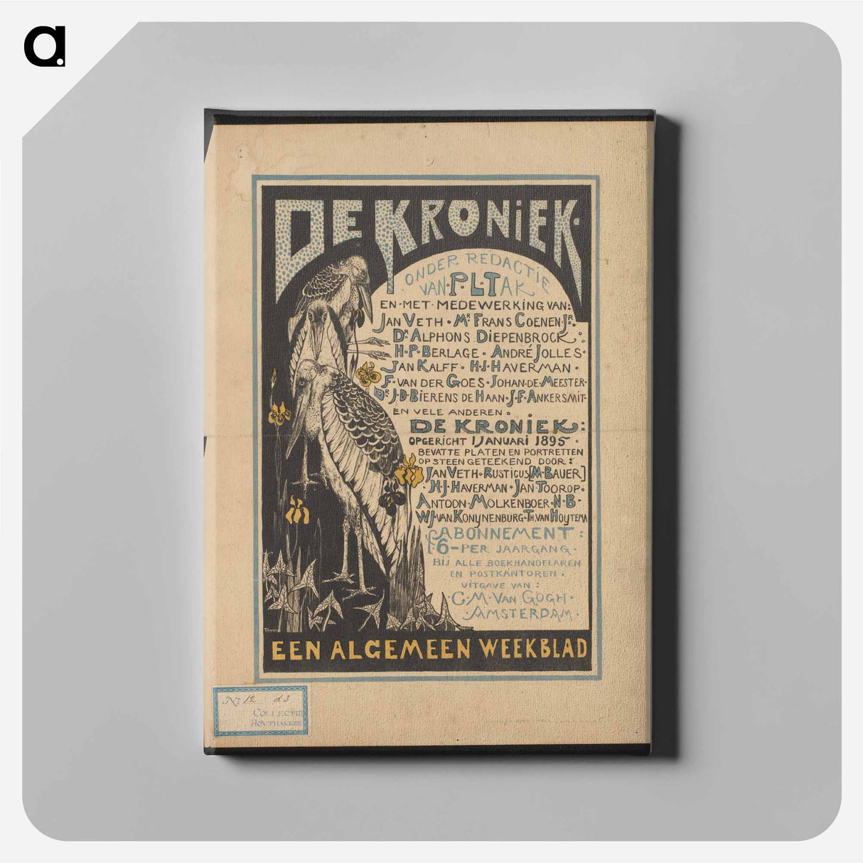 De kroniek - Theo van Hoytema Canvas.