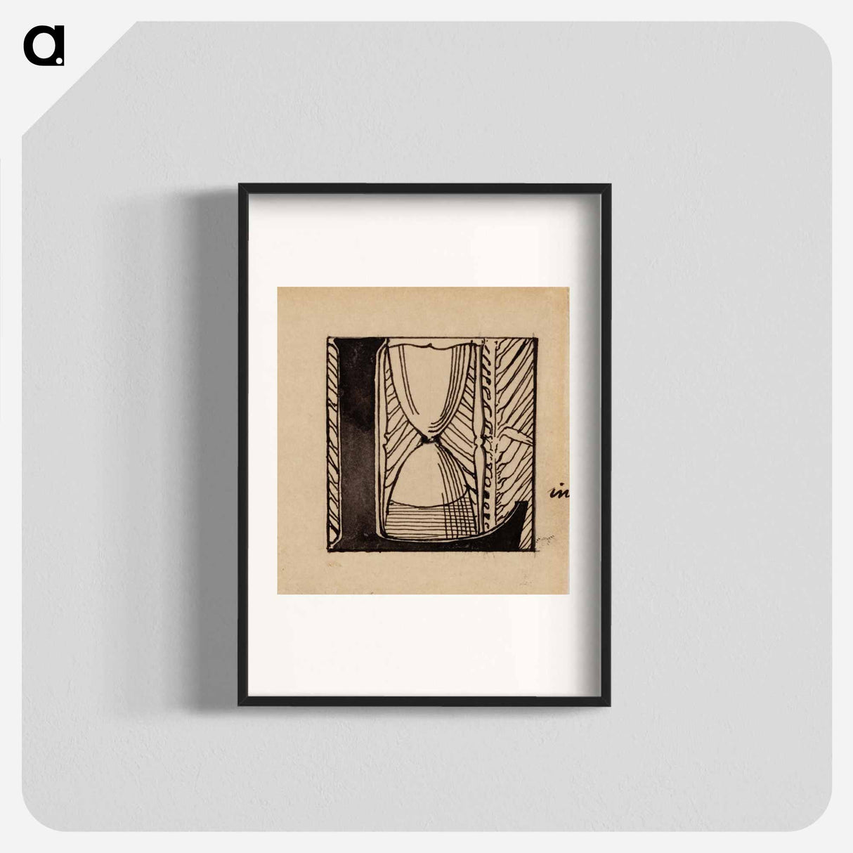 Kuoleva soturi -runon alkukirjain l - アルバート エーデルフェルト Poster.