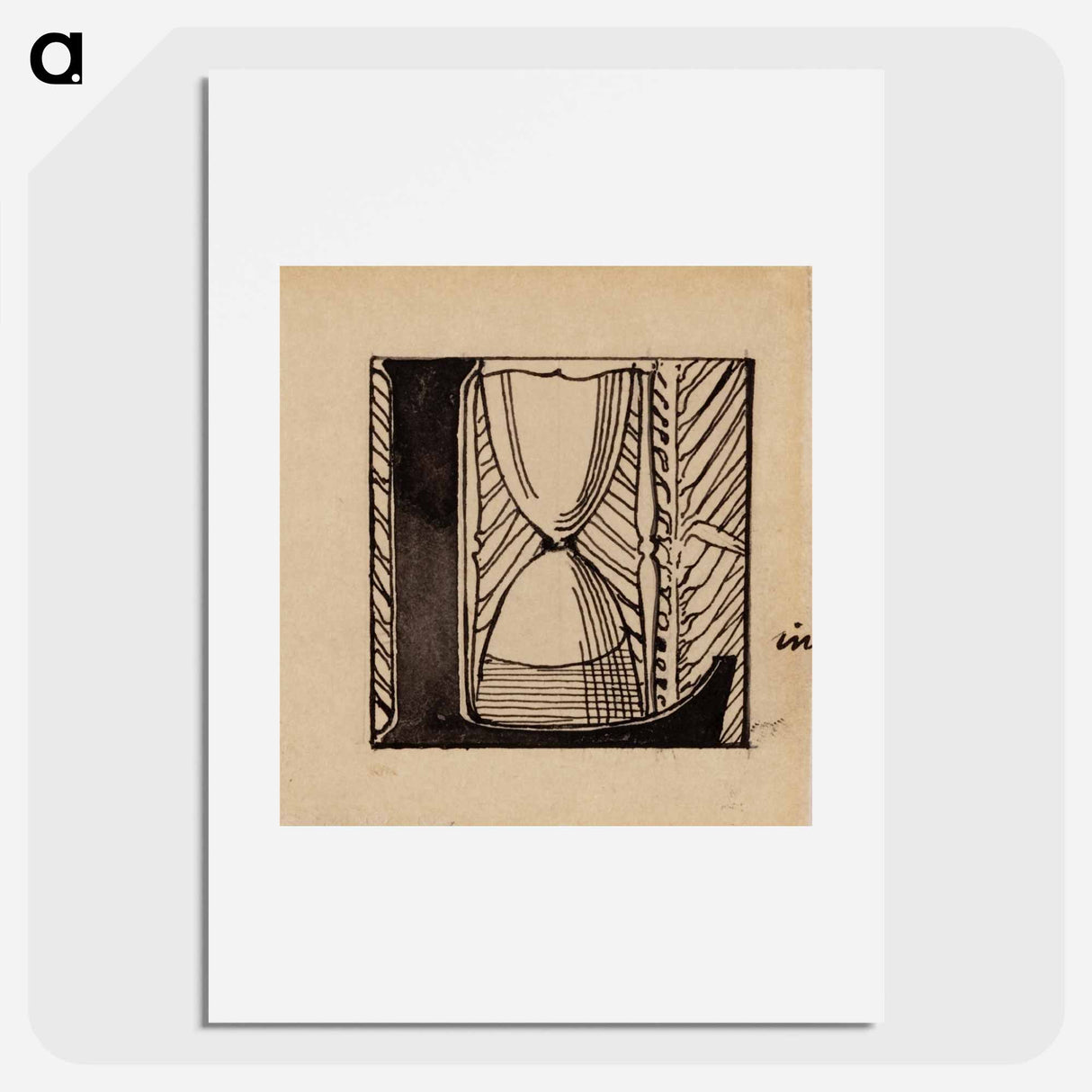 Kuoleva soturi -runon alkukirjain l - アルバート エーデルフェルト Poster.