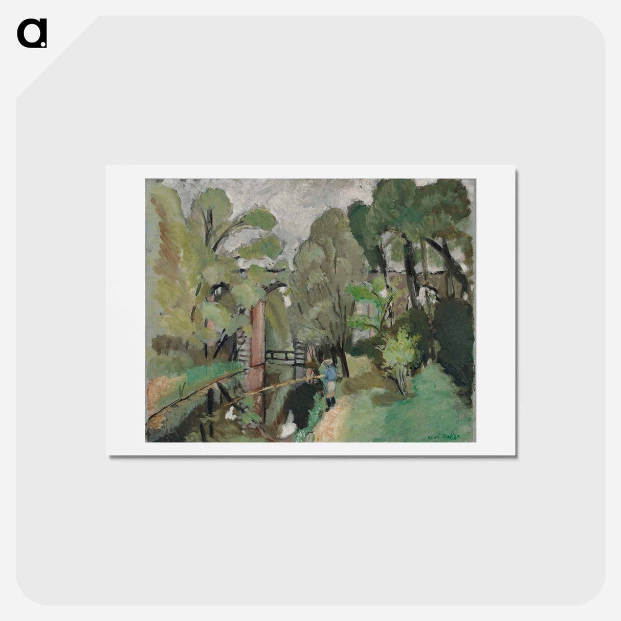 アートポストカード-Le Petit Pecheur - アンリ マティス Postcard.