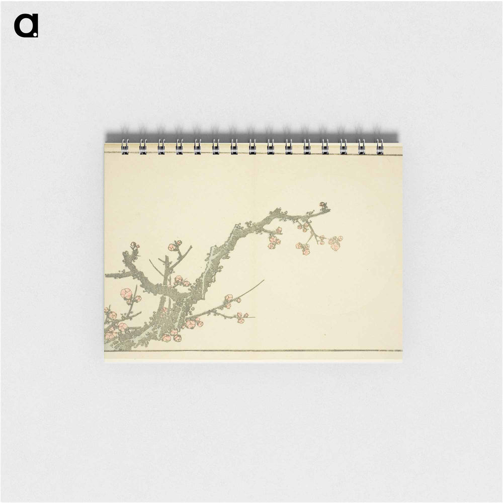 Hokusai's Blooming Plum Tree - 葛飾 北斎 Memo.