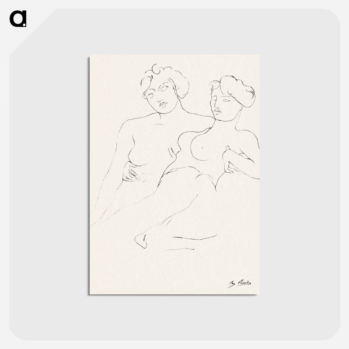 アートポストカード-Two Figures
- クリーブランド美術館 Postcard.