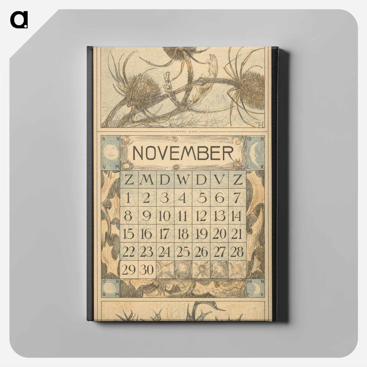 Kaardebol - Theo van Hoytema Canvas.