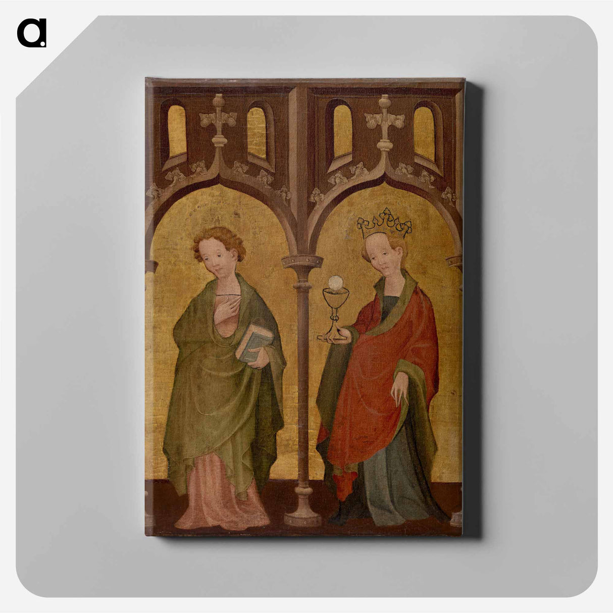 アートパネル-Two Female Saints
- バーンズ・コレクション Canvas.