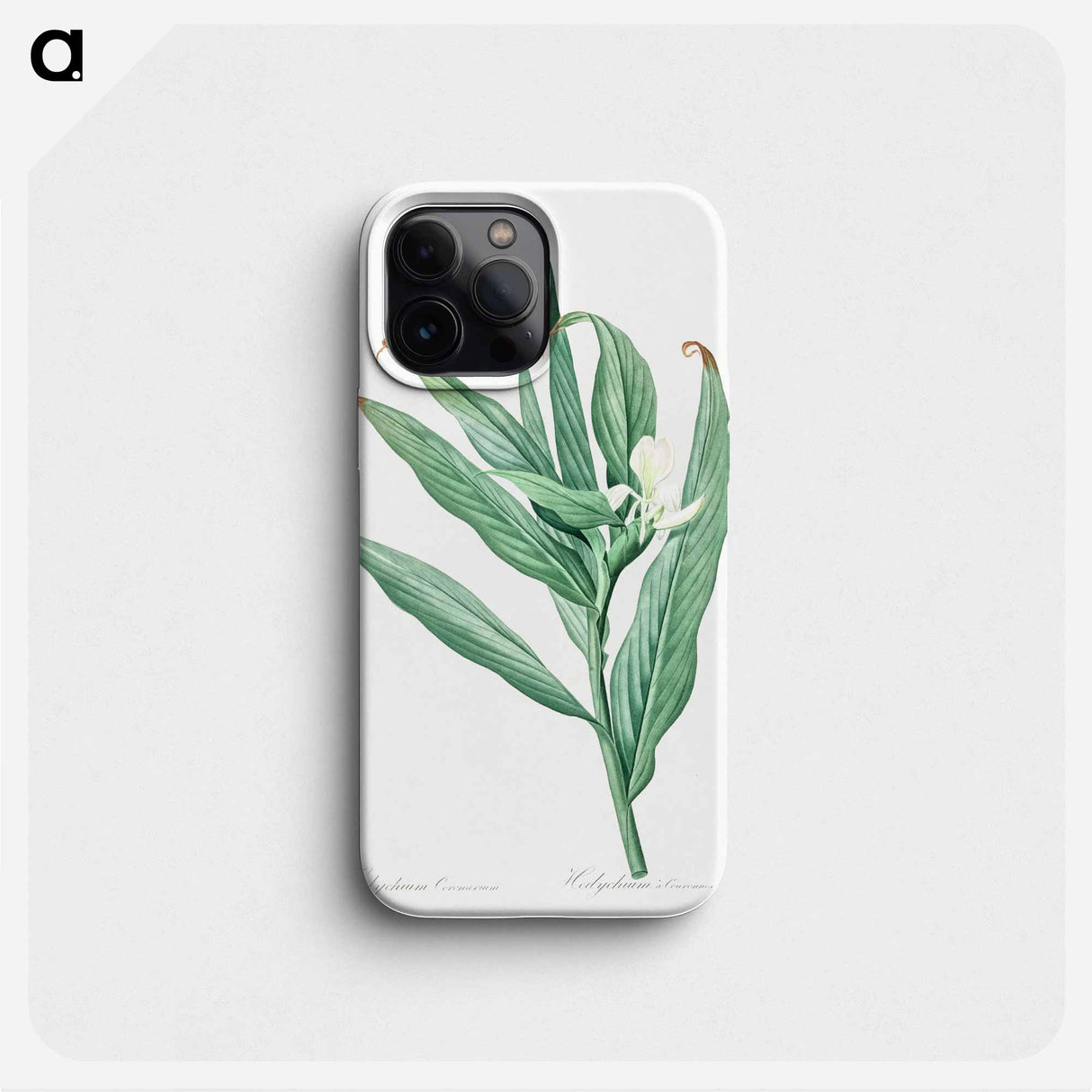 White garland-lily illustration - Pierre Joseph Redouté Phone Case.