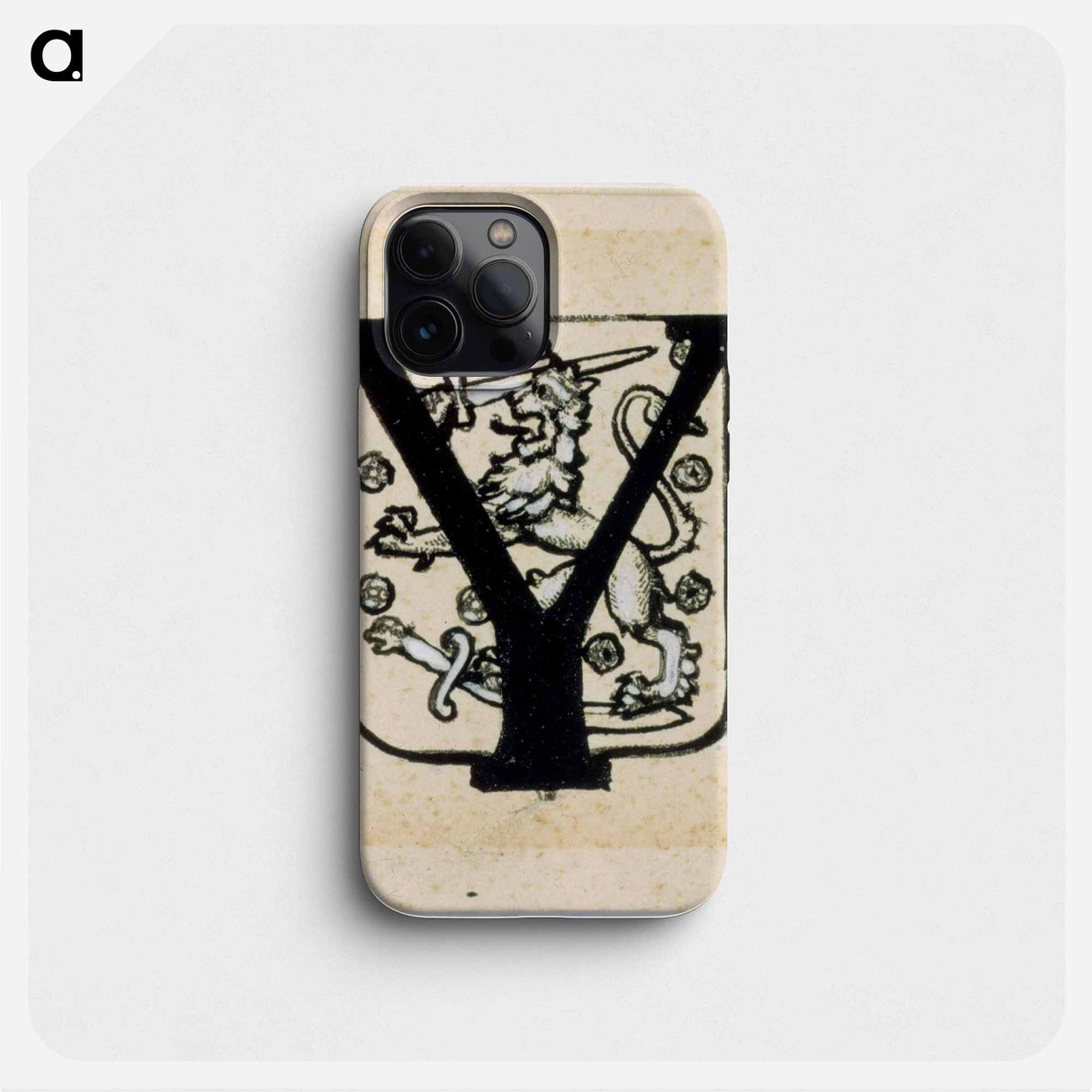 Vänrikin markkinamuisto -runon alkukirjain y - アルバート エーデルフェルト Phone Case.