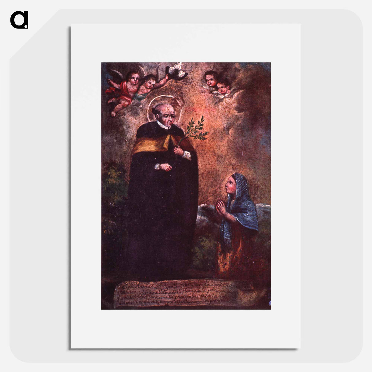 アートポスター-San Antonio of the Eagle, Augustinian Order, Doctor of Medicine, and Surgery
- 国立医学図書館 Poster.