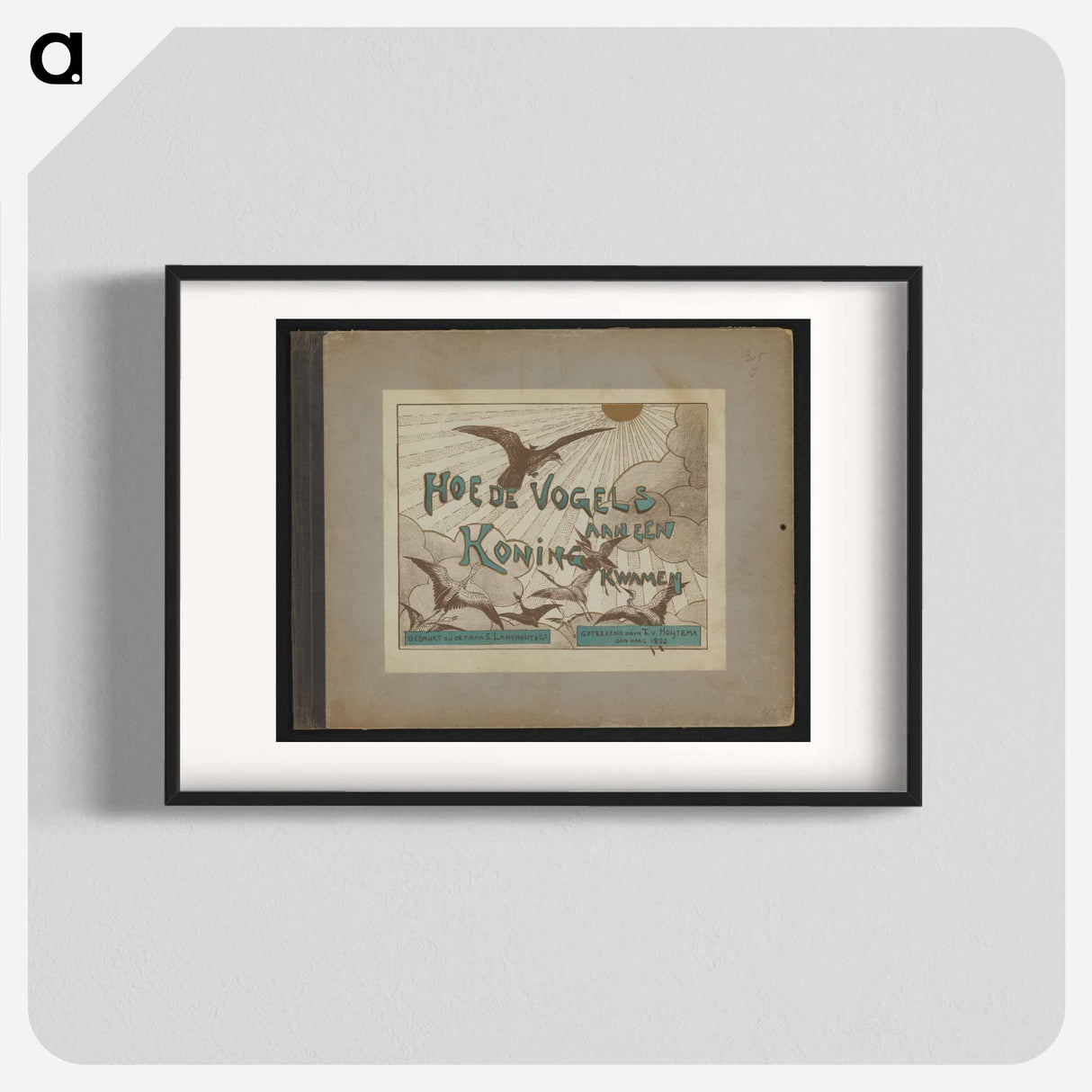 How to make a living by a woman - Theo van Hoytema Poster.