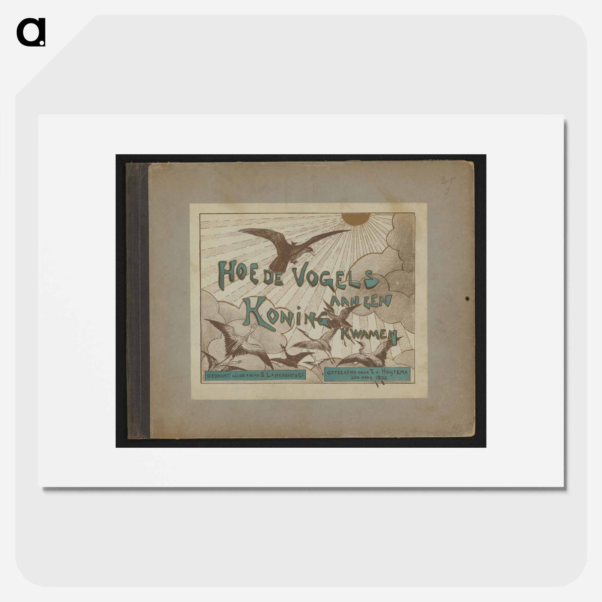 How to make a living by a woman - Theo van Hoytema Poster.