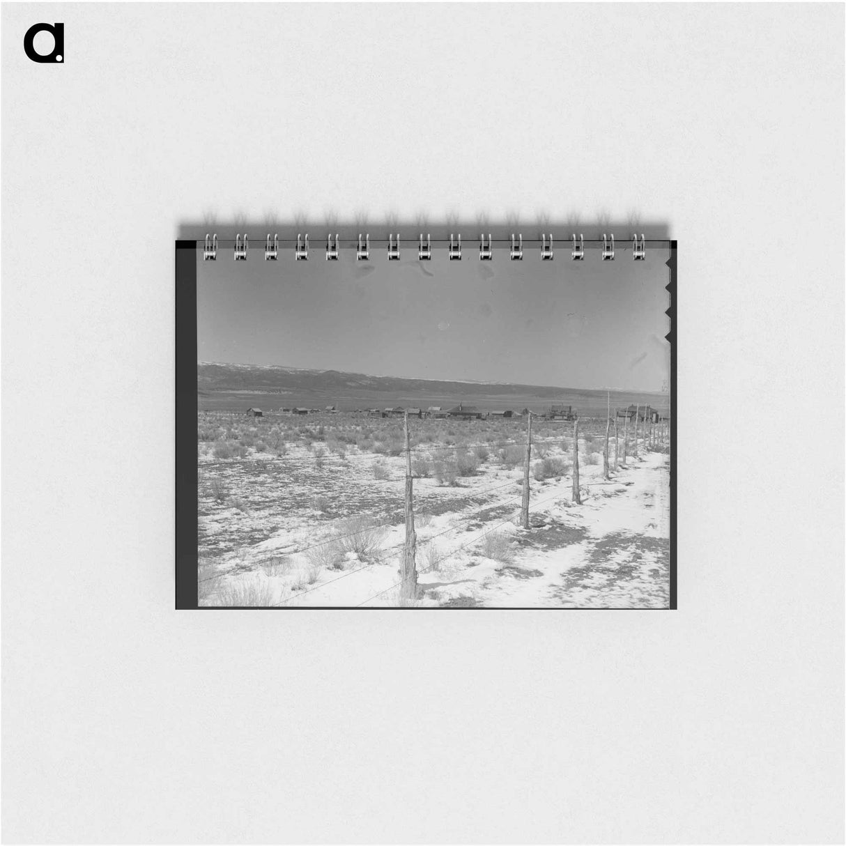 アートメモ帳-Approach to the town. Widtsoe, Utah. - ドロテア ラング Memo.