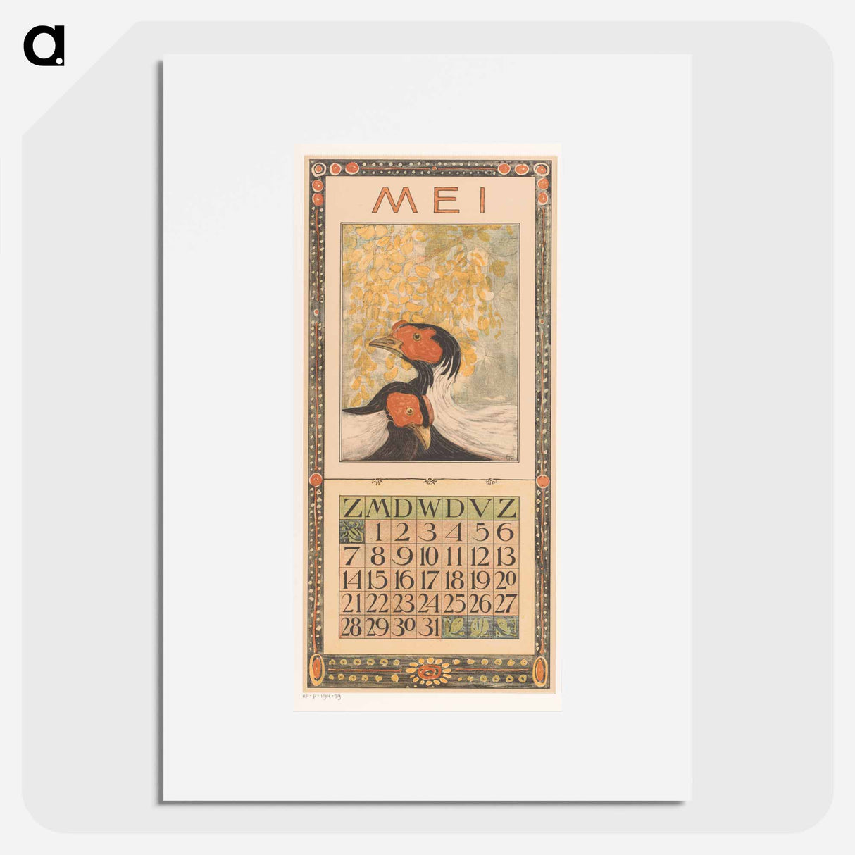 My calendar is empty - Theo van Hoytema Poster.