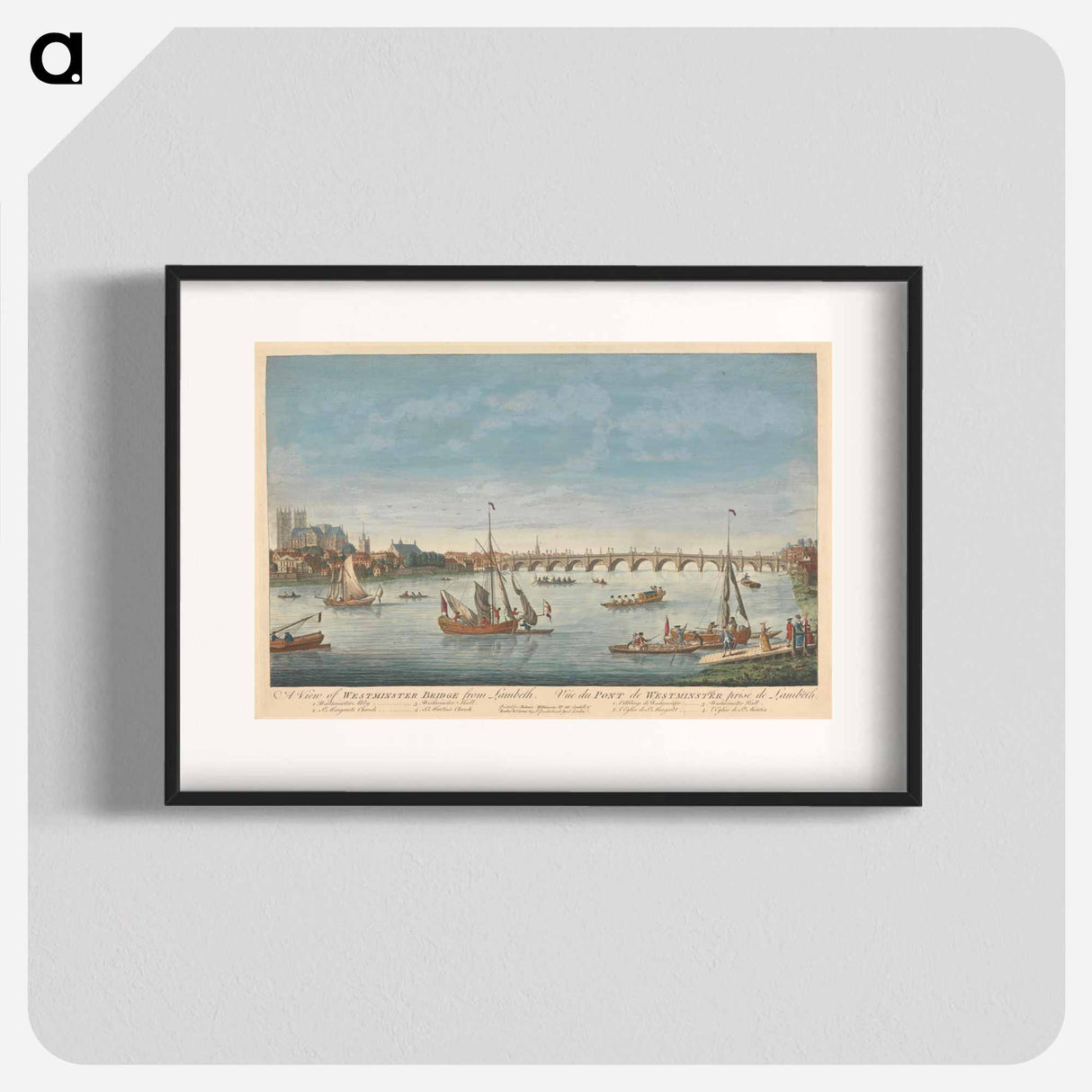 アートポスター-A View of Westminster Bridge from Lambeth
- イェール大学アートギャラリー Poster.