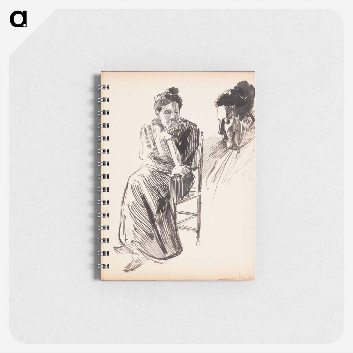 Ellan, taiteilijan vaimo - アルバート エーデルフェルト Memo.