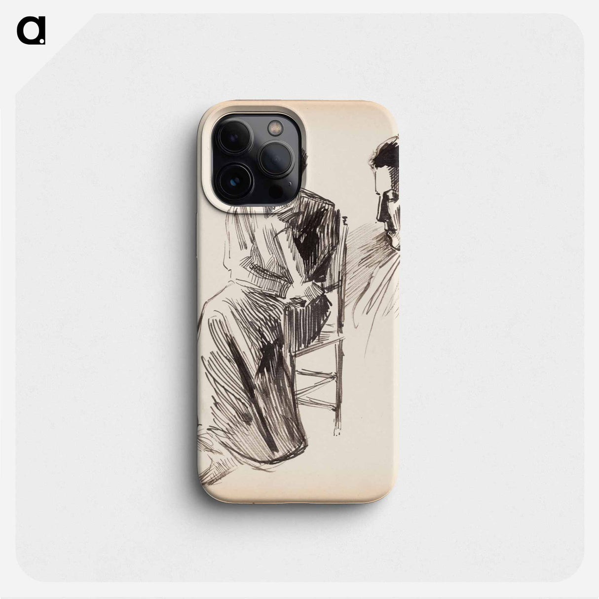 Ellan, taiteilijan vaimo - アルバート エーデルフェルト Phone Case.