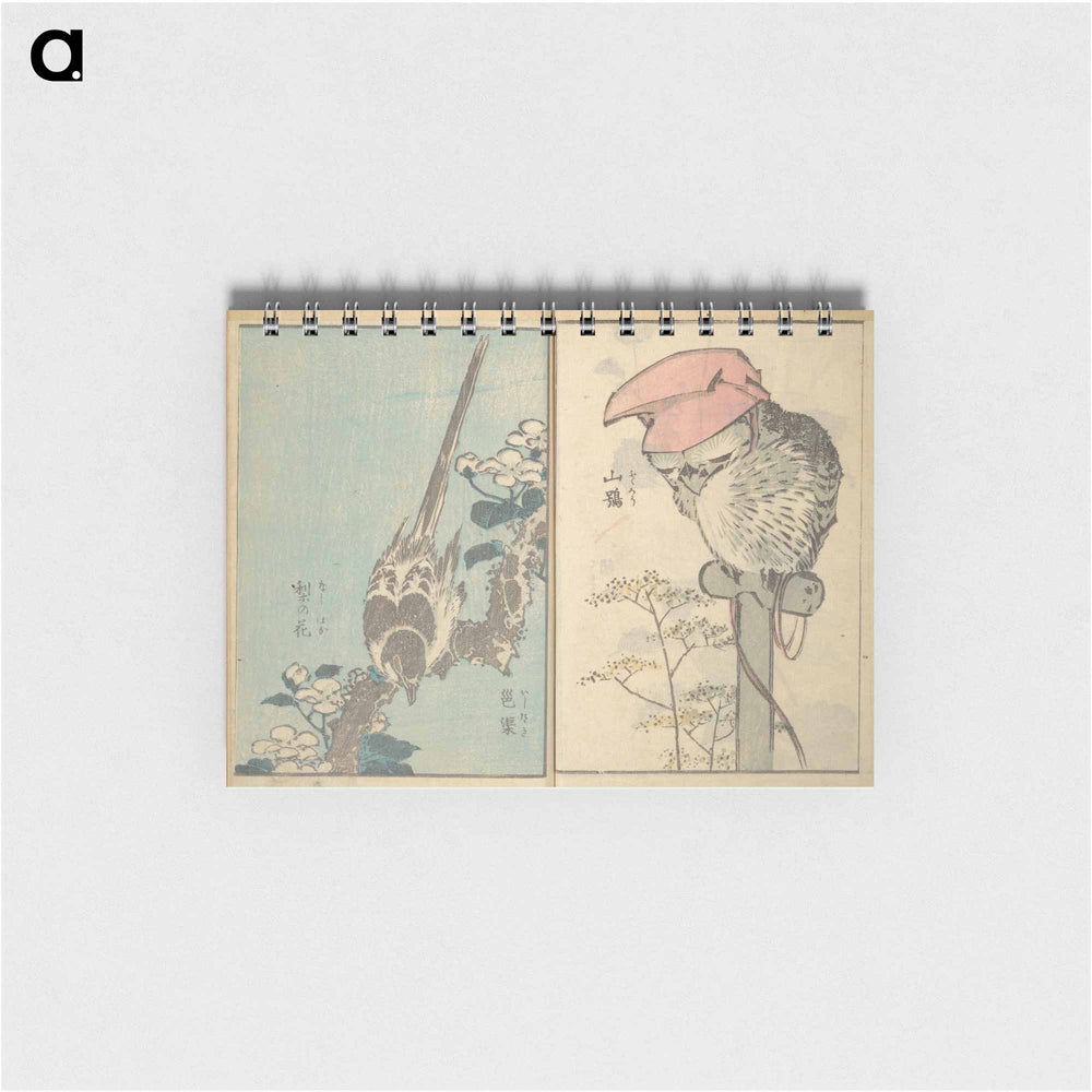 Picture Book with Mixed Verses on Jōruri (Puppet Theater) - 葛飾 北斎 Memo.