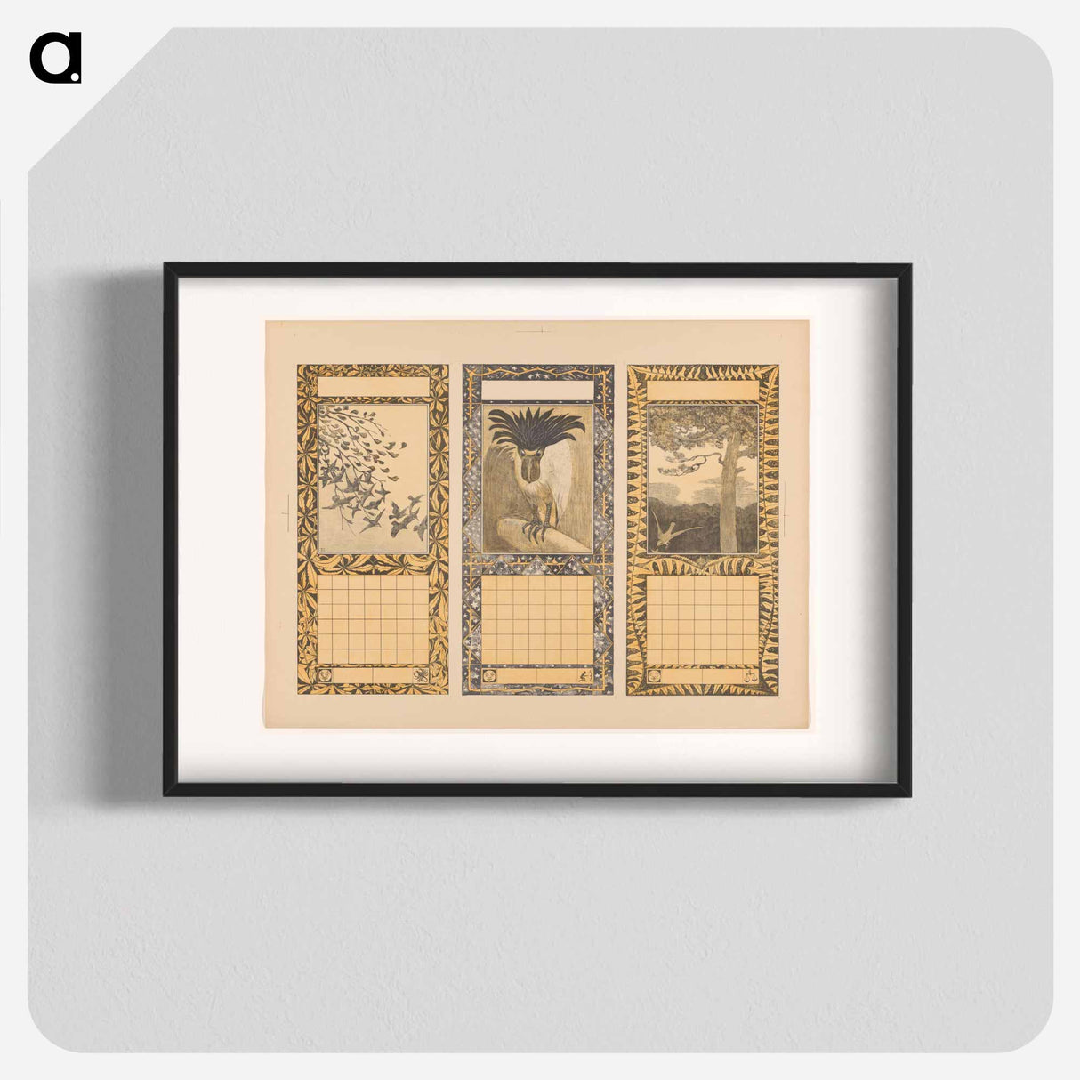 Kalenders voor oktober, november en september 1904 by Theo van Hoytema, Theo van Hoytema and Tresling and Comp - Theo van Hoytema Poster.