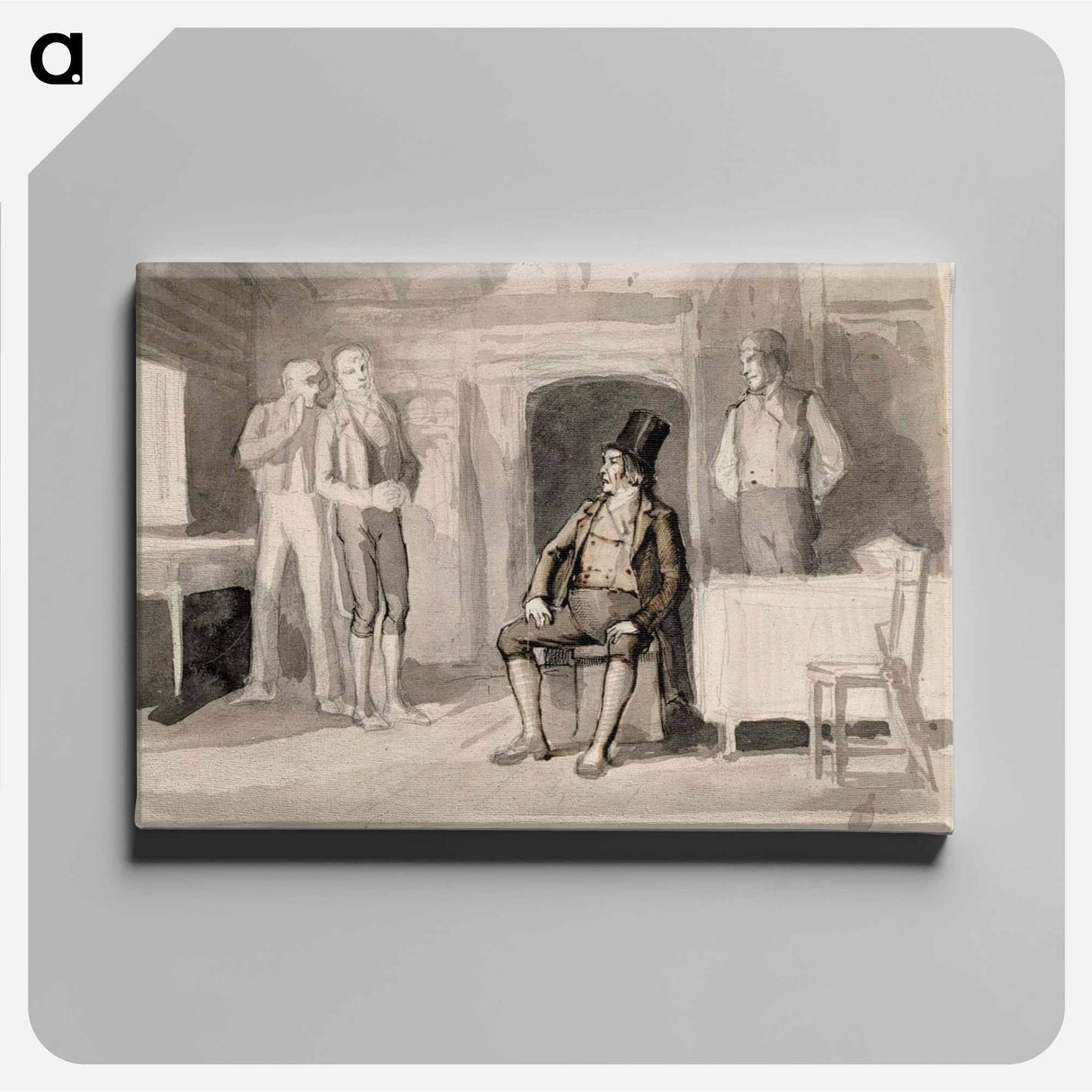 sockenskonarna - アルバート エーデルフェルト Canvas.