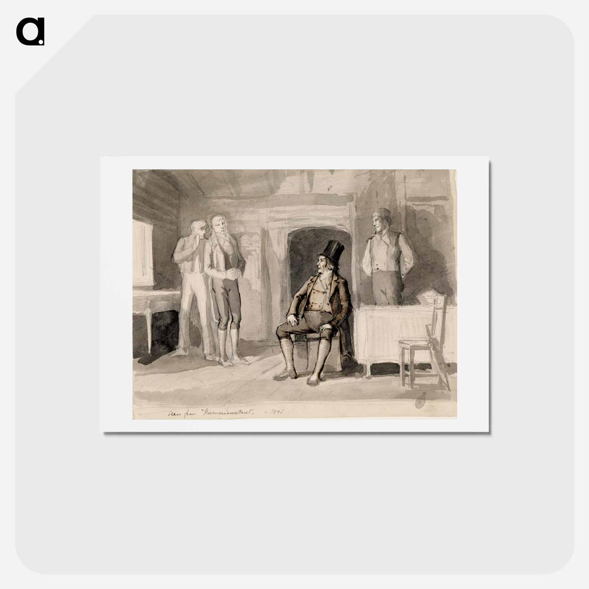 sockenskonarna - アルバート エーデルフェルト Postcard.