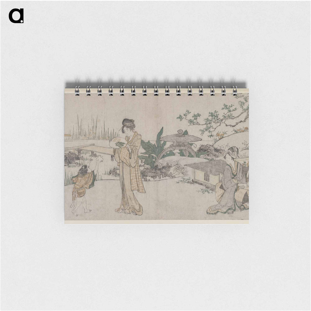 Hokusai's Goldfish Vendor - 葛飾 北斎 Memo.