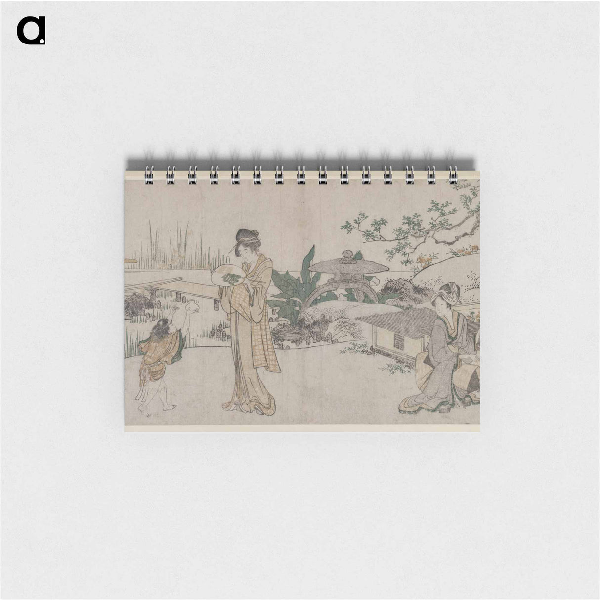 Hokusai's Goldfish Vendor - 葛飾 北斎 Memo.