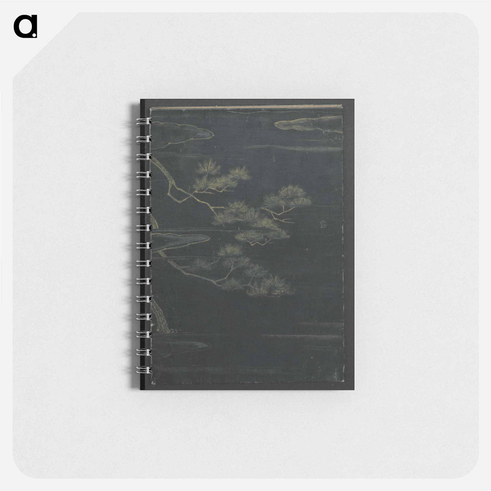 Mountain teahouse from the mist of sandara - 葛飾 北斎 Memo.