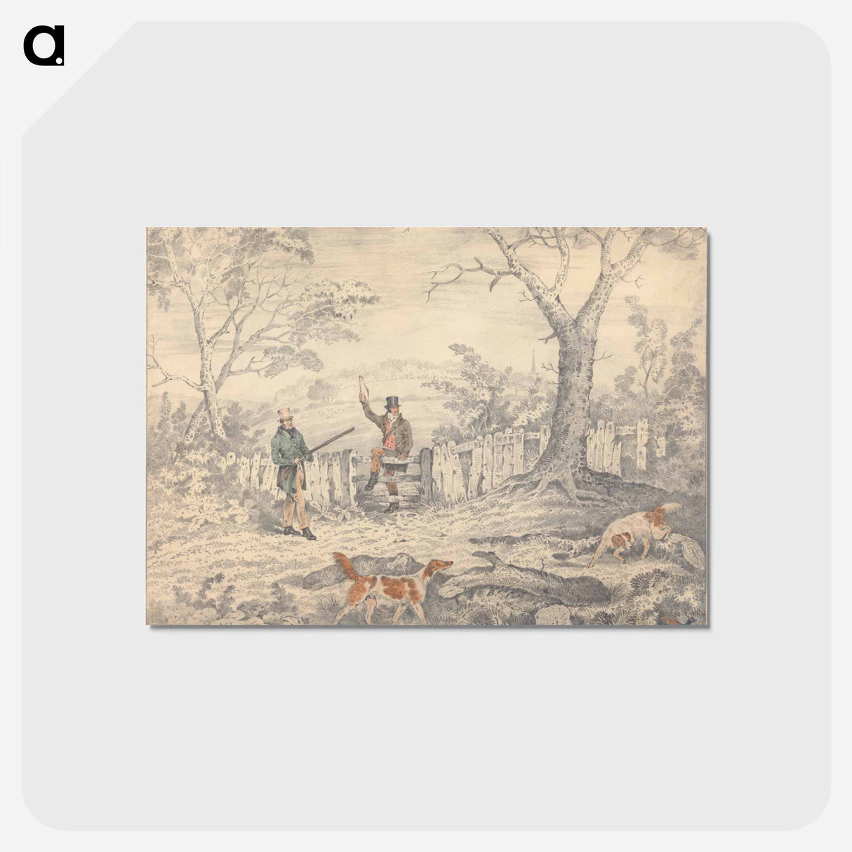 アートポストカード-Setters and Pheasant
- イェール大学アートギャラリー Postcard.