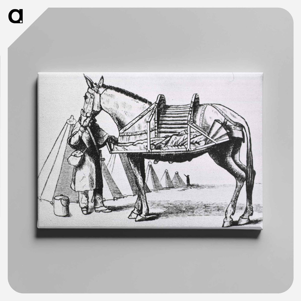 アートパネル-Transportation of Patients by Cacolet
- 国立医学図書館 Canvas.