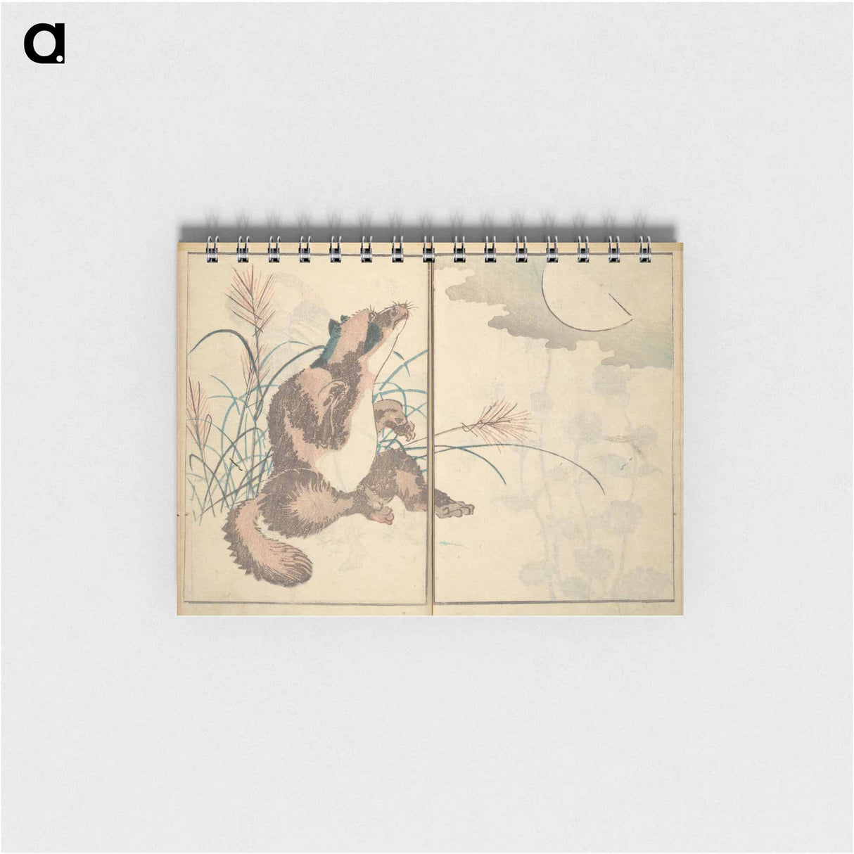 Picture Book with Mixed Verses on Jōruri (Puppet Theater) - 葛飾 北斎 Memo.