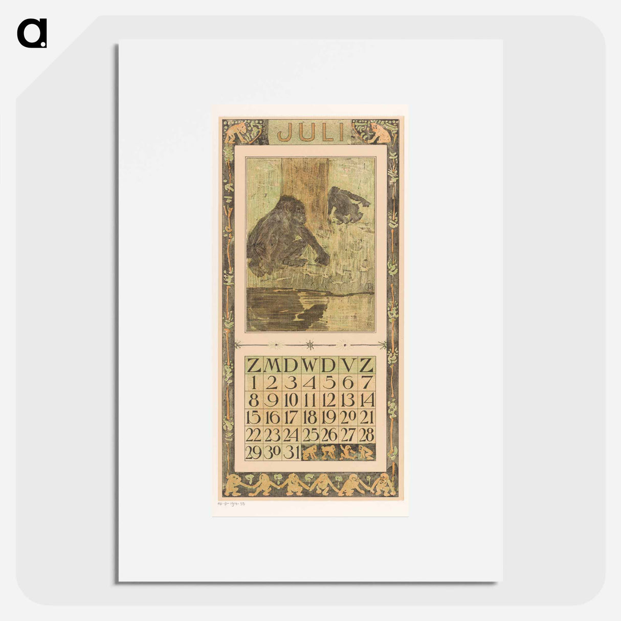 The calendar has arrived - Theo van Hoytema Poster.