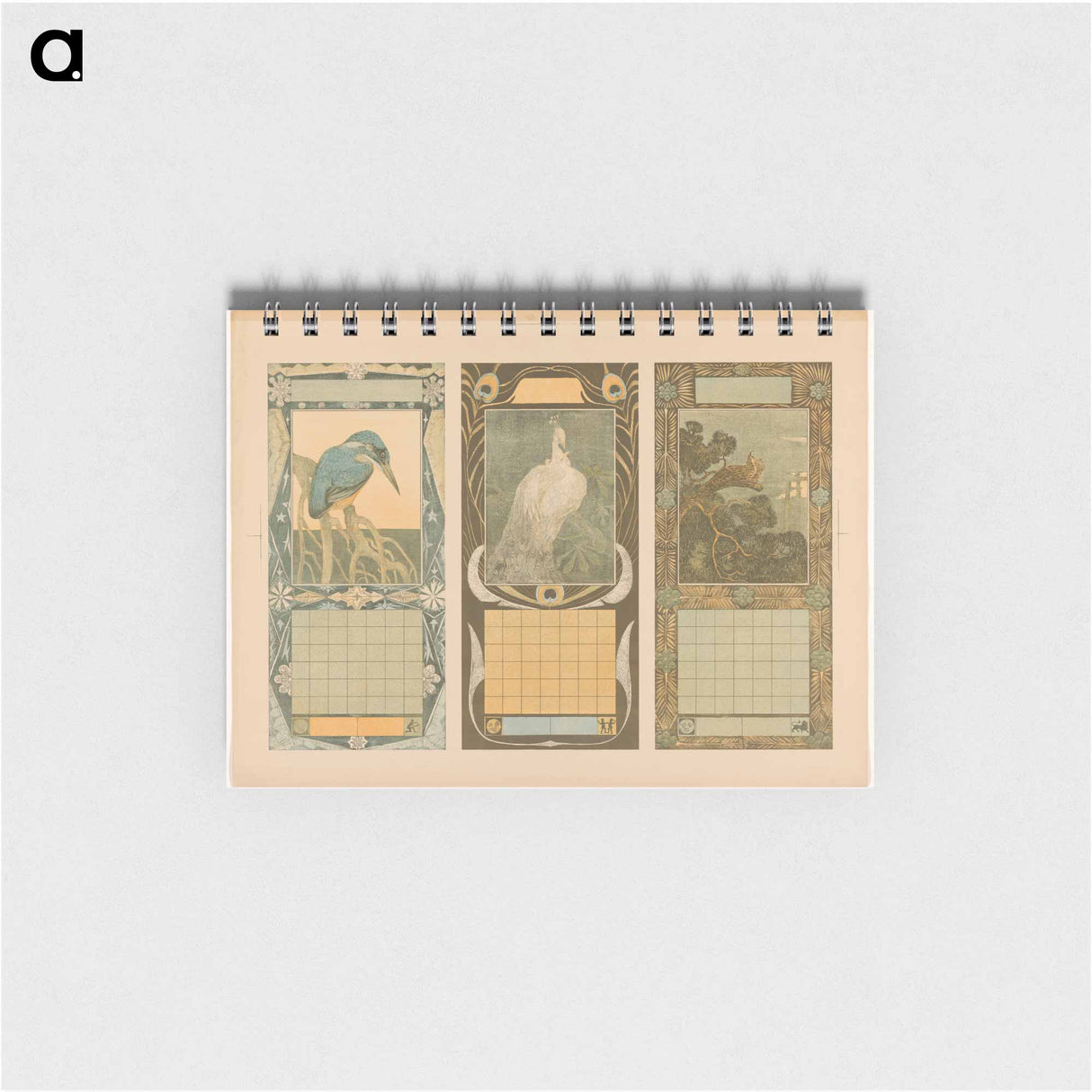 Kalenders voor januari, mei en juli 1904 by Theo van Hoytema - テオ ヴァン ホイテマ Memo.