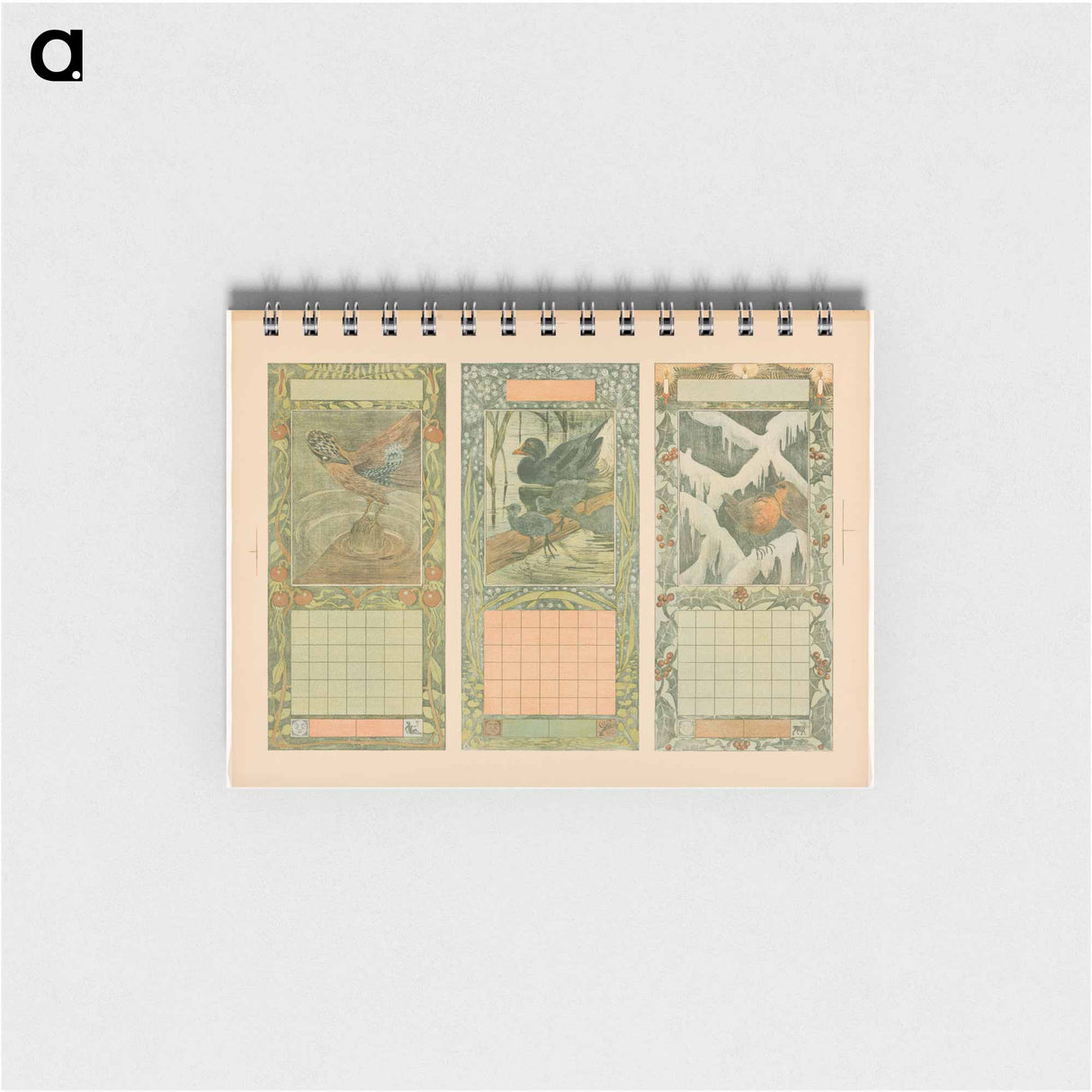 Kalenders voor augustus, juni en december 1904 - テオ ヴァン ホイテマ Memo.