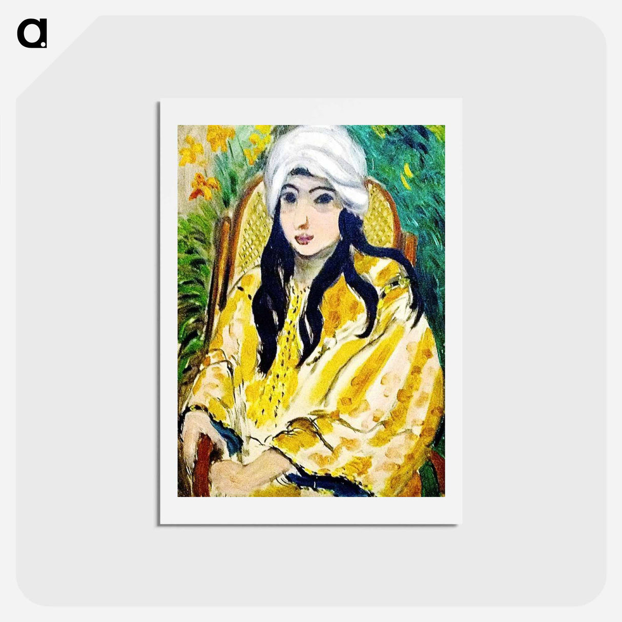 アートポストカード-Lorette in a Turban - アンリ マティス Postcard.