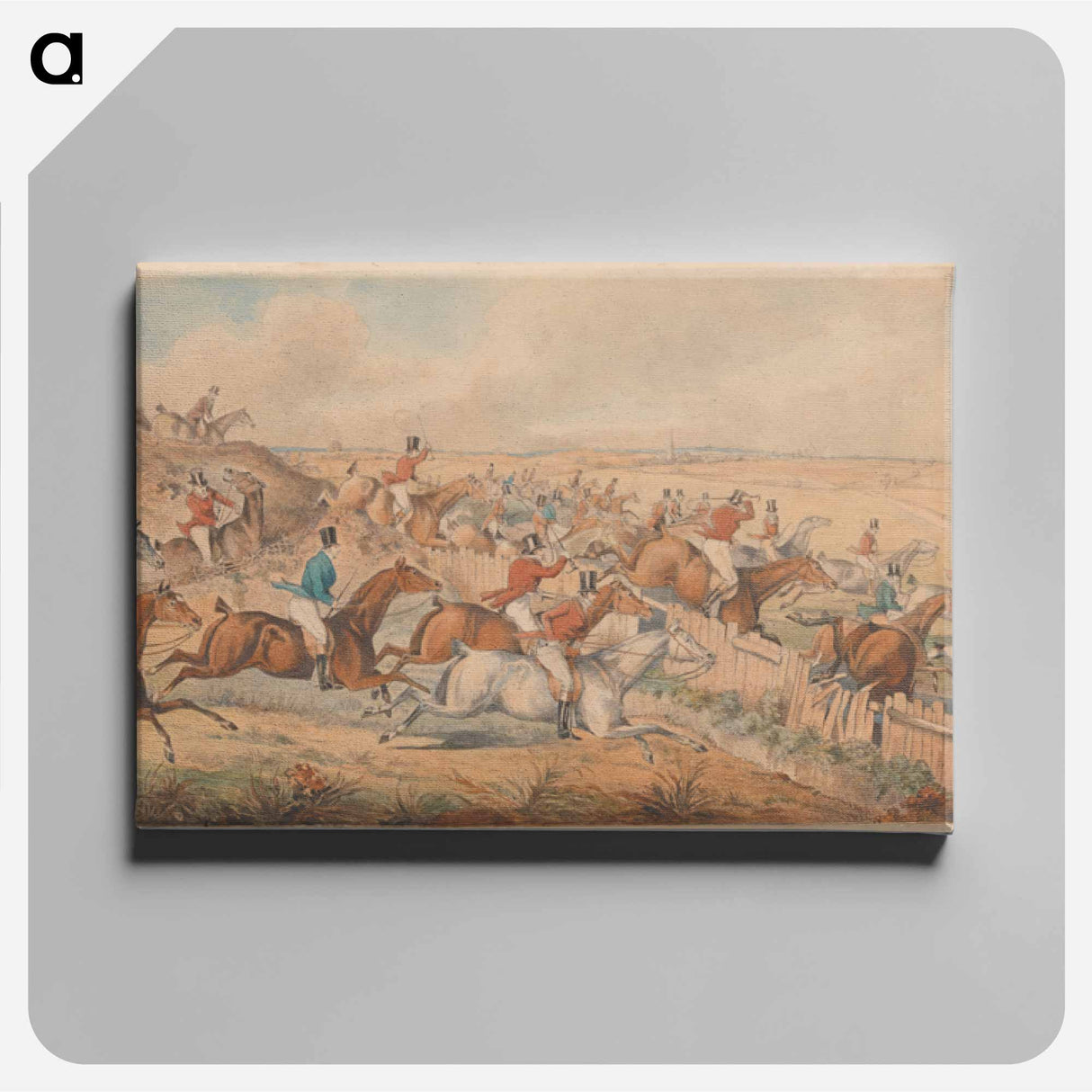 アートパネル-The Leicestershire Hunt - Symptoms of a Skurry in a Pewy Country
- イェール大学アートギャラリー Canvas.