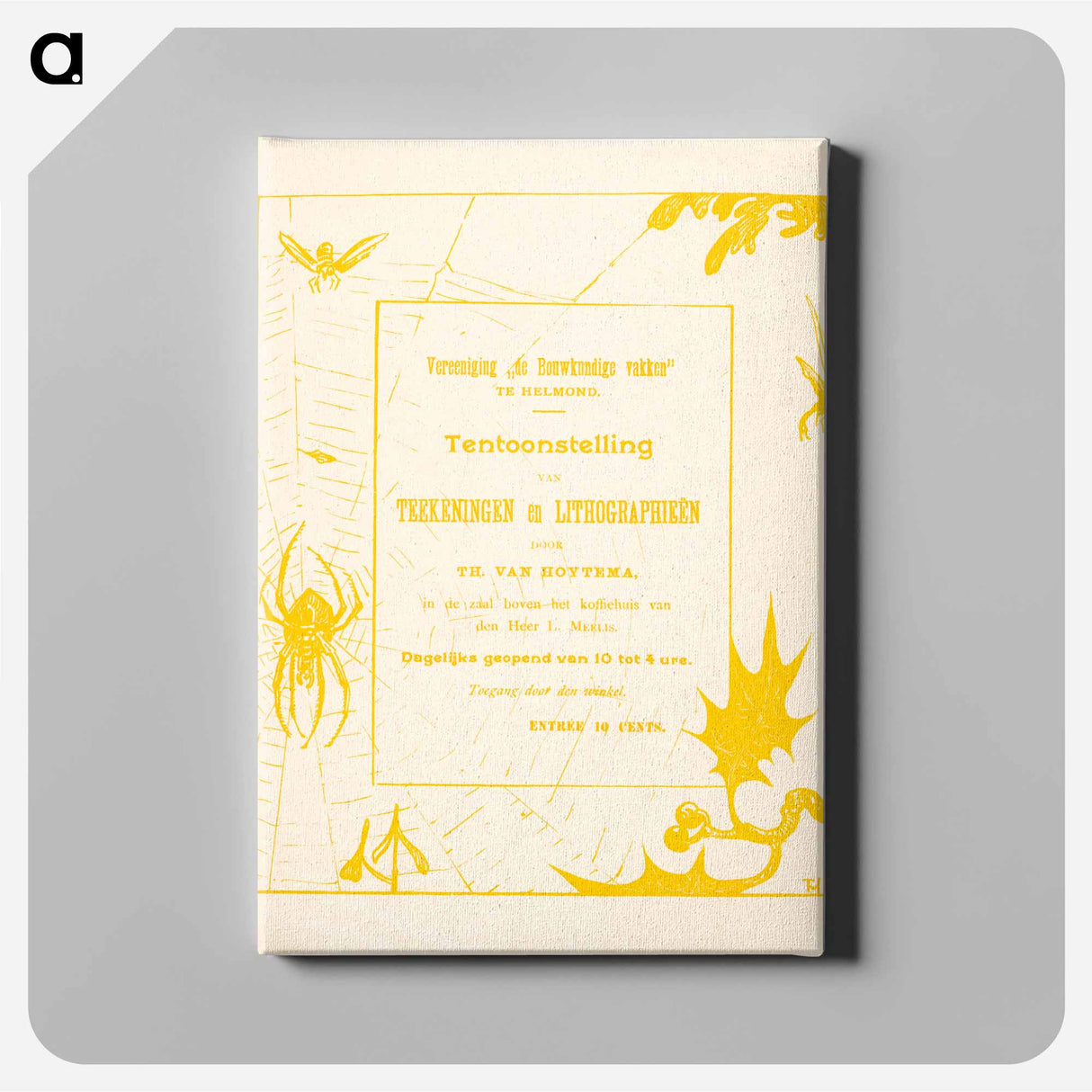 Uitnodiging met spin - テオ ヴァン ホイテマ Canvas.