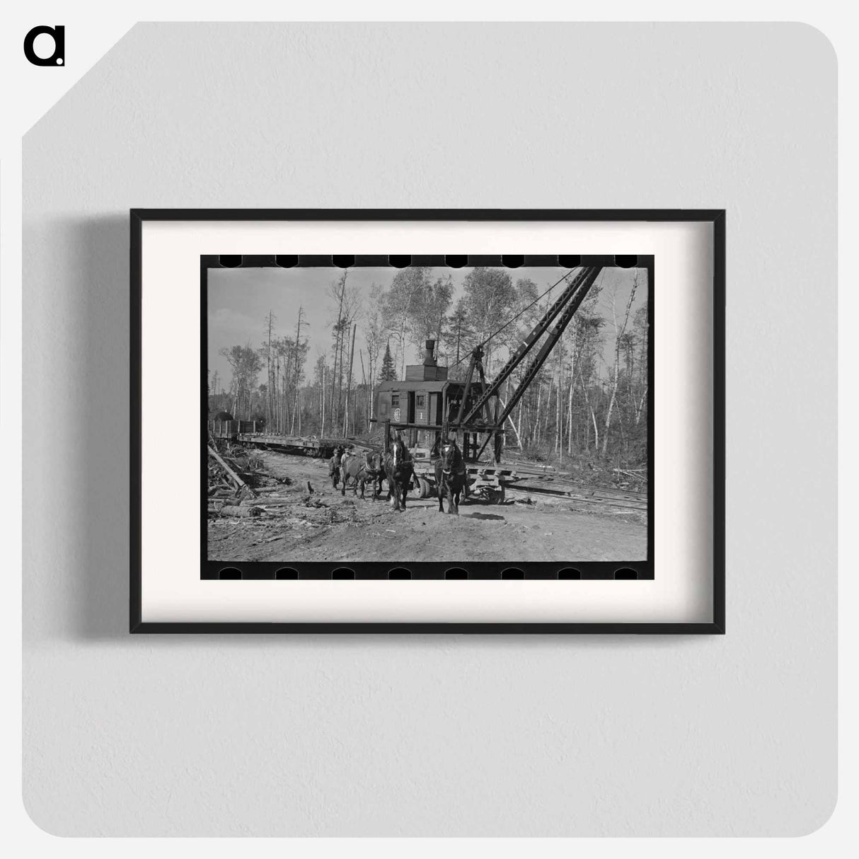 アートポスター-Caterpillar Logging, Effie, Minnesota
- ラッセル リー Poster.