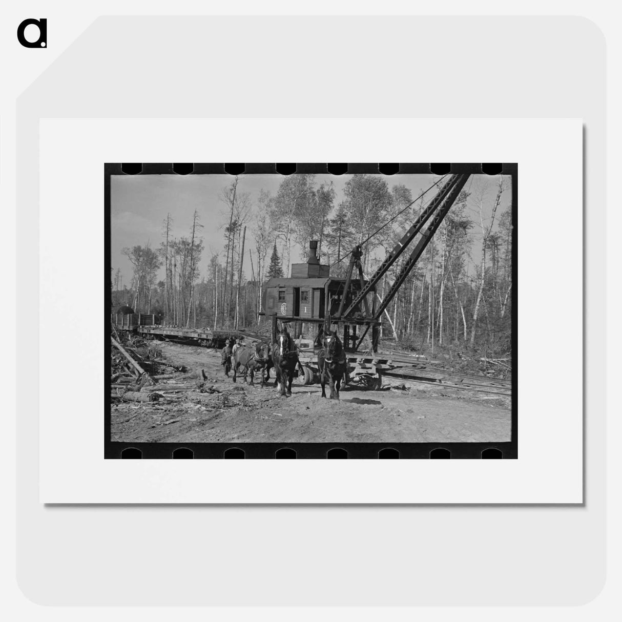 アートポスター-Caterpillar Logging, Effie, Minnesota
- ラッセル リー Poster.