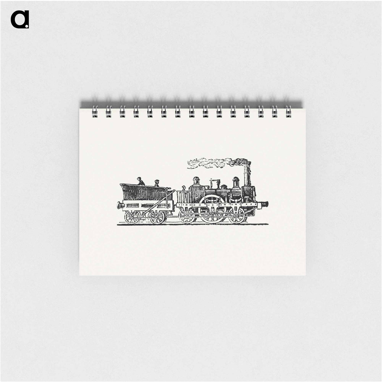 アートメモ帳-Steam Train Illustration
- 大英図書館 Memo.