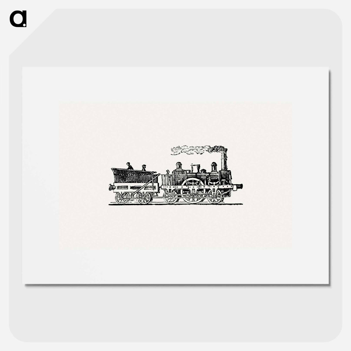 アートポスター-Steam Train Illustration
- 大英図書館 Poster.