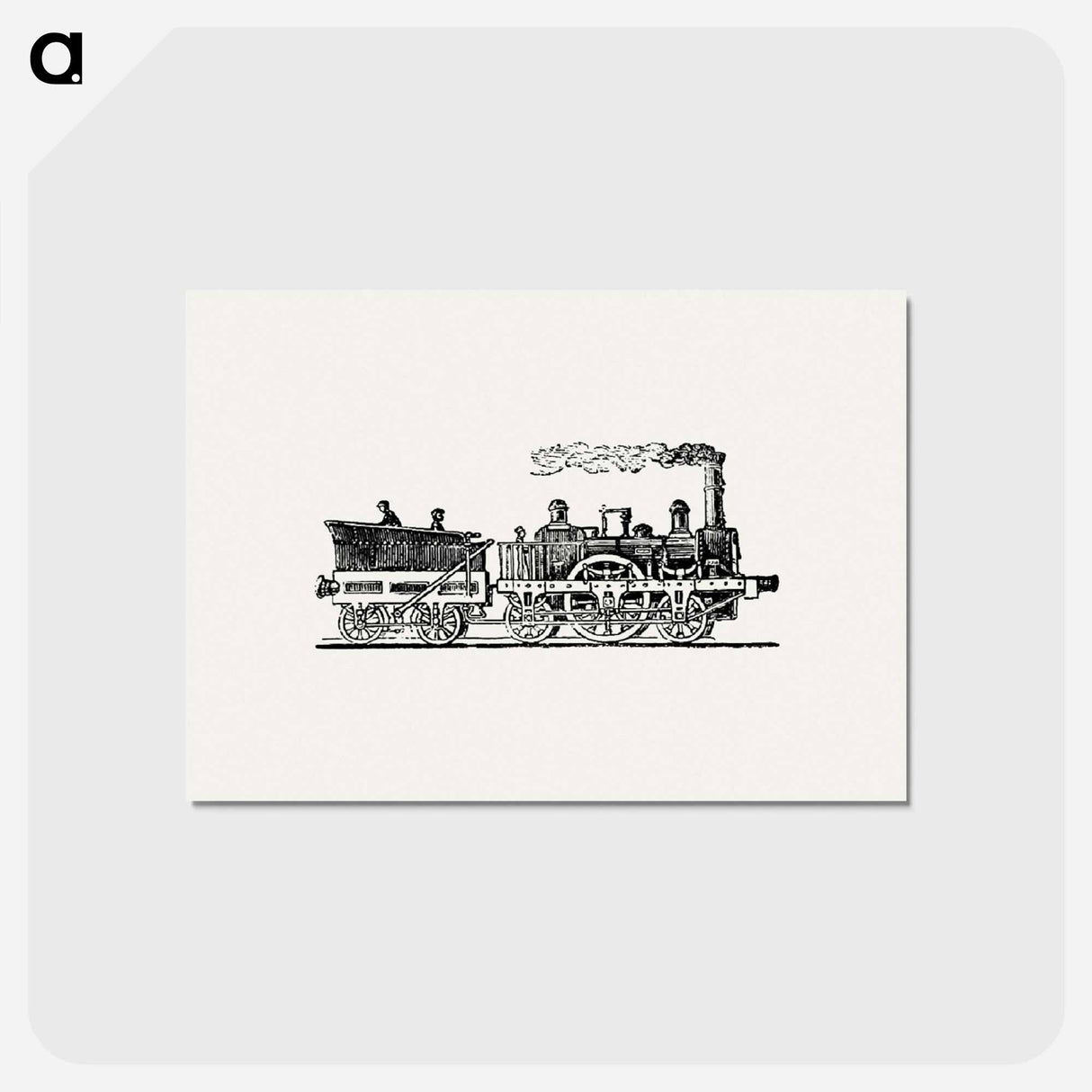 アートポストカード-Steam Train Illustration
- 大英図書館 Postcard.