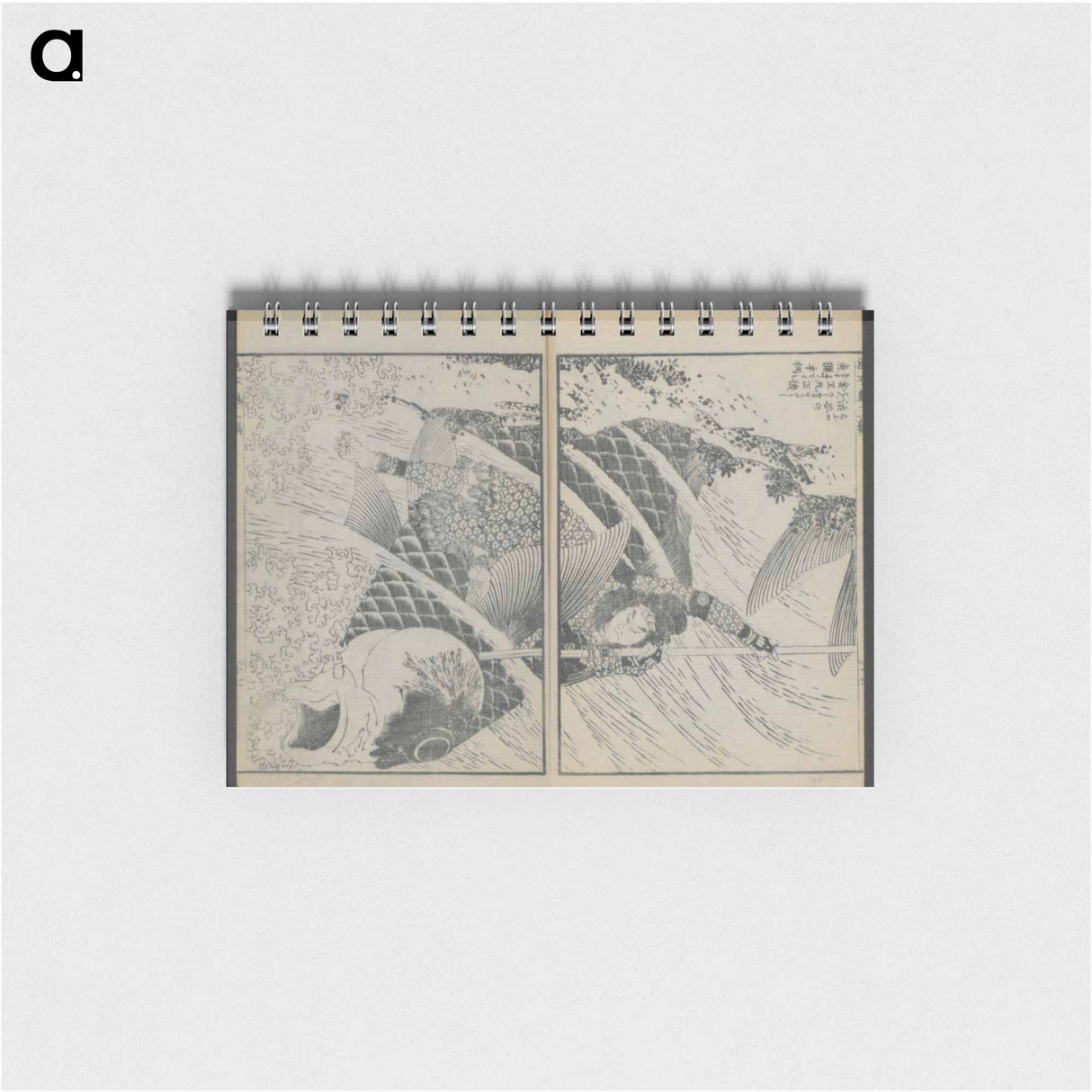 Hokusai's A Picture Book of Japanese Warriors - 葛飾 北斎 Memo.