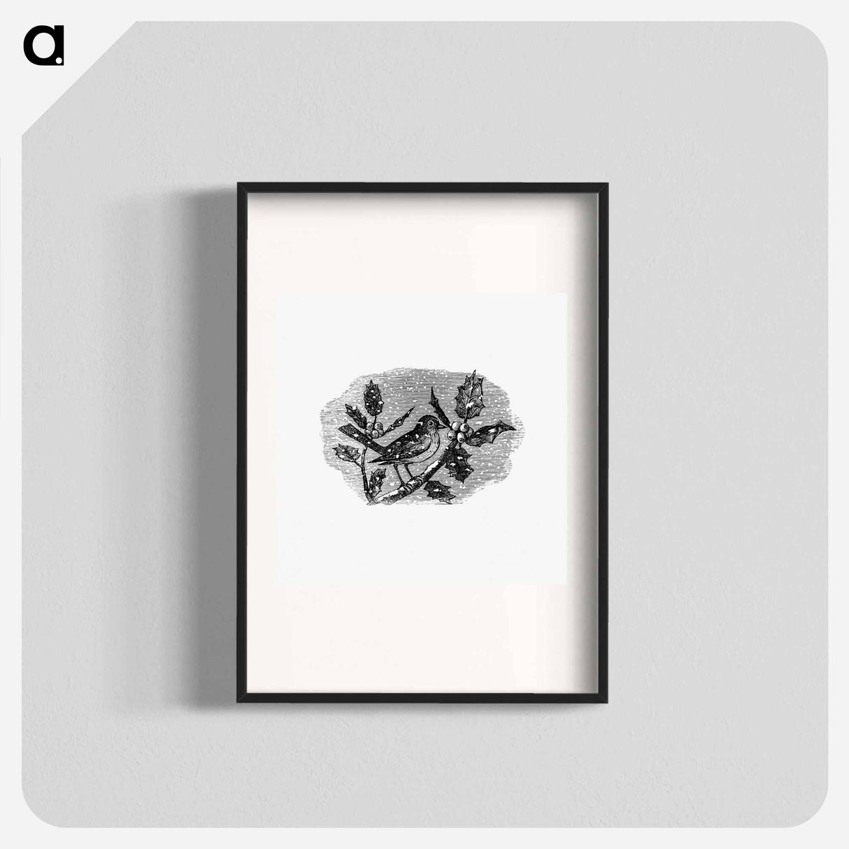 アートポスター-Winter Bird Etching Illustration
- 大英図書館 Poster.