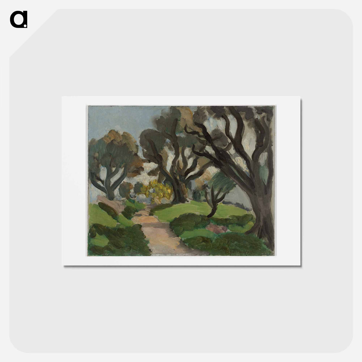 アートポストカード-Landscape - アンリ マティス Postcard.